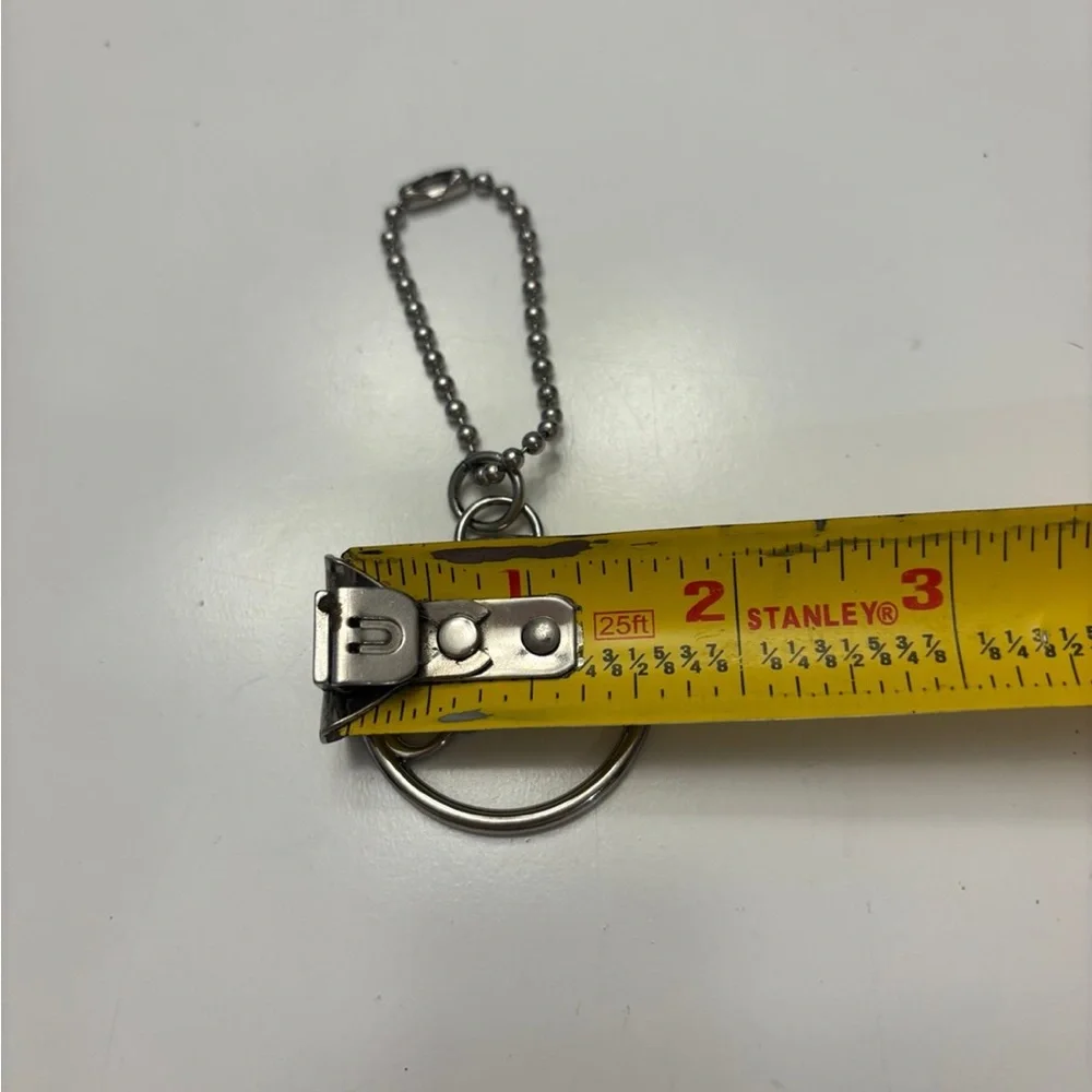 Coach round silver